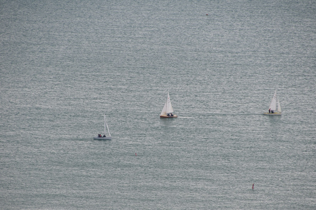 Sailing between Dover and Calais
