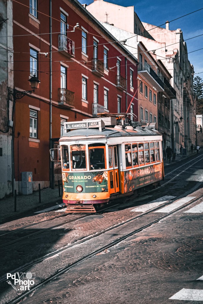 Old Tram in Lisbon