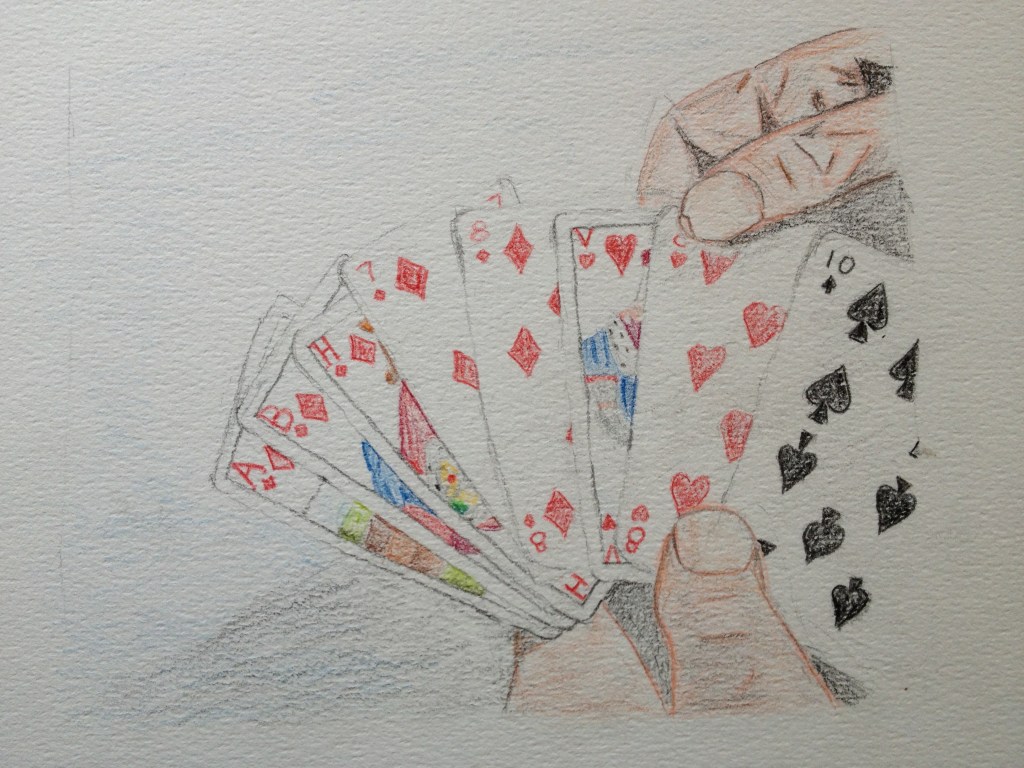 Playing cards – a&nbsp;drawing…