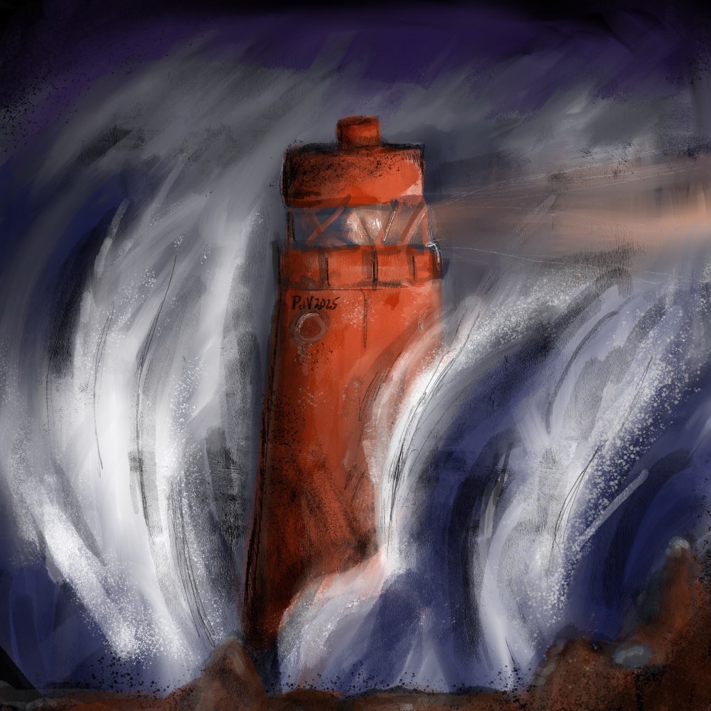 A Lighthouse in the Storm – a&nbsp;drawing